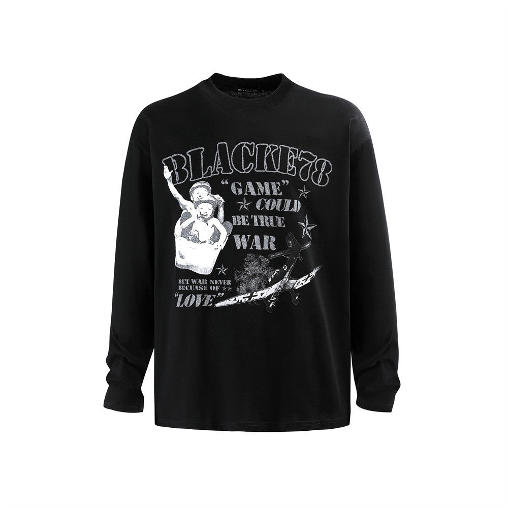 VOIDLINE™ Character Printed Long Sleeve T-Shirt