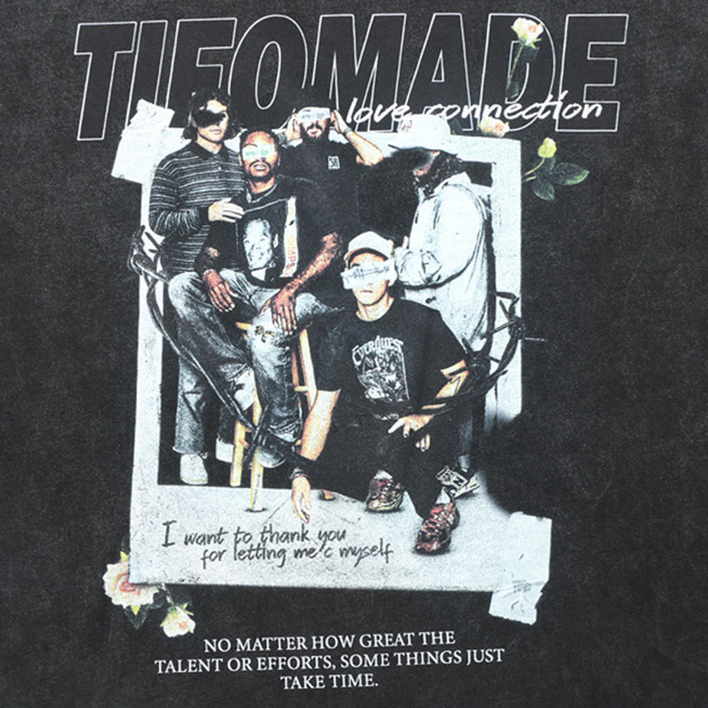 VOIDLINE™ Character printed long sleeved T-shirt