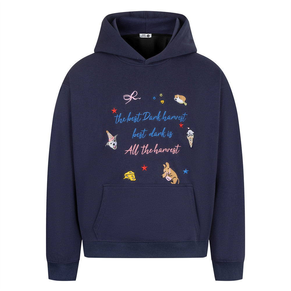VOIDLINE™ Embroidered Cartoon Hoodie