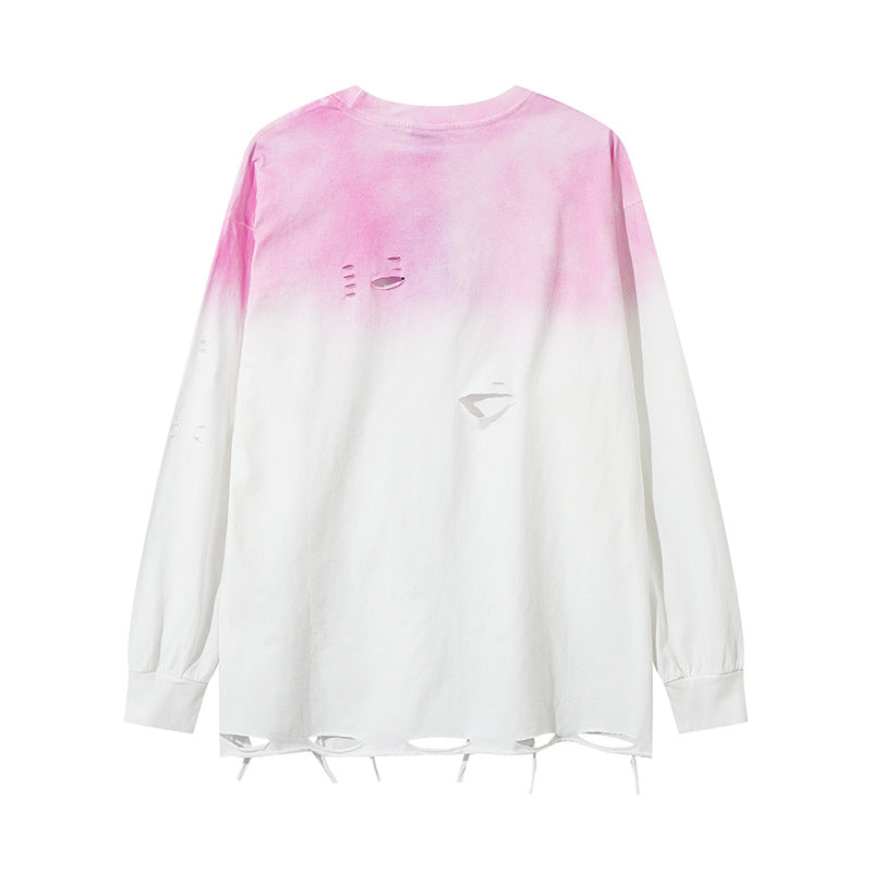 VOIDLINE™ Tie Dye Gradient Long Sleeved T-shirt