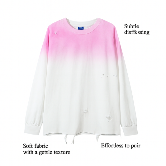 VOIDLINE™ Tie Dye Gradient Long Sleeved T-shirt