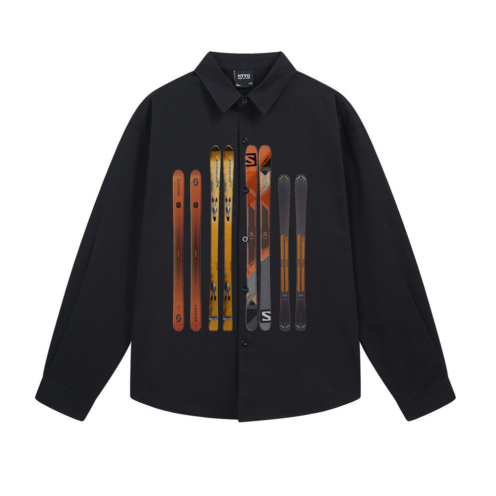 VOIDLINE™ Creative Open-Front Shirt