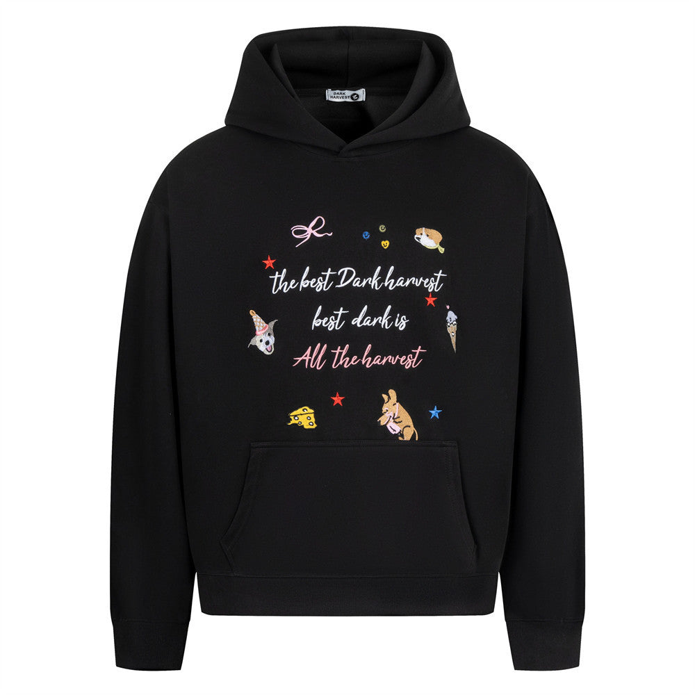 VOIDLINE™ Embroidered Cartoon Hoodie